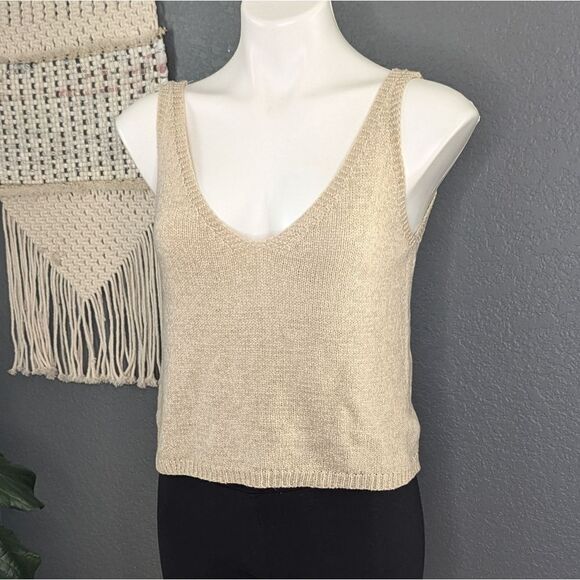 Sage Brand Tan Knit Tank - Picture 2 of 6